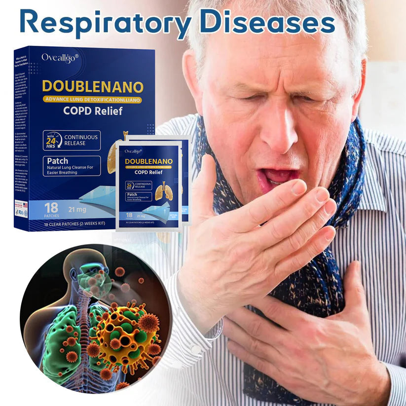 ✅FDA által jóváhagyott dupla Nano tapasz a COPD enyhítésére (✅ Köhögés, sípoló légzés, légszomj, köpet, eldugult orr, hörghurut, allergiás tünetek, kellemetlenség a tüdőben🫁)