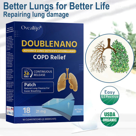 ✅FDA által jóváhagyott dupla Nano tapasz a COPD enyhítésére (✅ Köhögés, sípoló légzés, légszomj, köpet, eldugult orr, hörghurut, allergiás tünetek, kellemetlenség a tüdőben🫁)