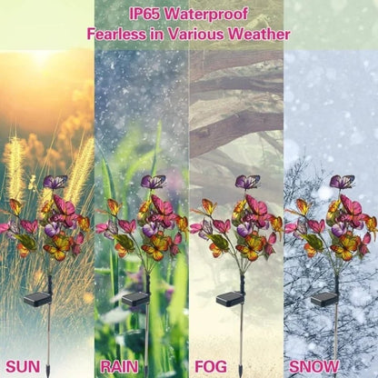 🦋Napenergiás kültéri pillangólámpák💐