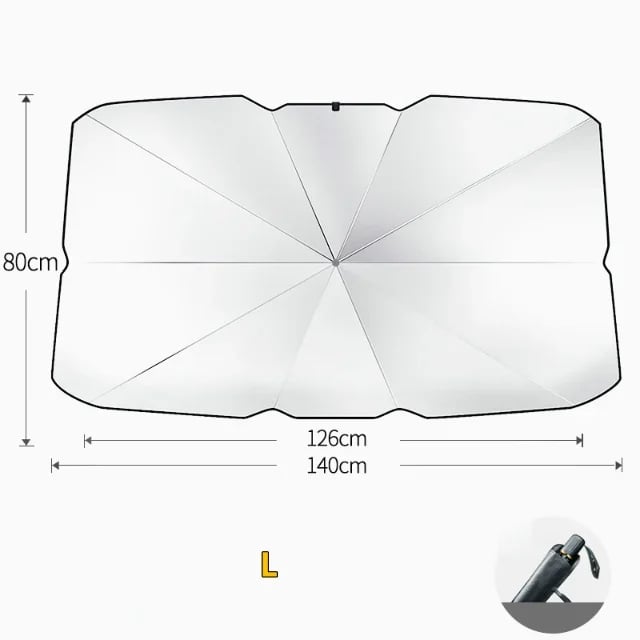 Foldable Car Sun Umbrella-Block Heat UV