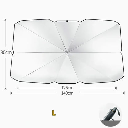 Foldable Car Sun Umbrella-Block Heat UV