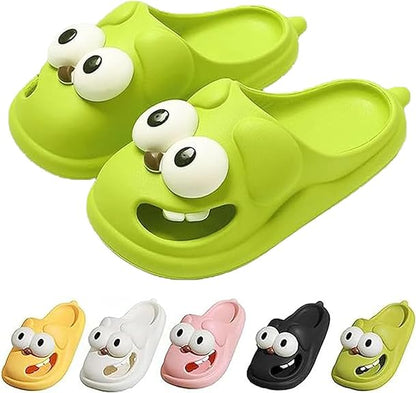 3D Big Eye Dog Fun Cartoon Package Head Eva Slippers