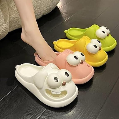 3D Big Eye Dog Fun Cartoon Package Head Eva Slippers