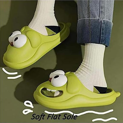 3D Big Eye Dog Fun Cartoon Package Head Eva Slippers